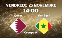 Mondial 2022 / Programme d’aujourd’hui :  Qatar – Sénégal en affiche (14h00)