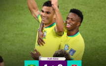 Mondial 2022  :  Le Brésil, en souffrance, qualifié pour les huitièmes