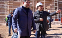 Bensaid et toufik s'enquièrent de la restauration de la Mosquée de Tinmel