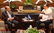 Philippines : Rida El Fassi rencontre le président du Parlement
