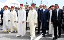 Funérailles de feu Abdelouahed Radi en présence de SAR le Prince Héritier Moulay El Hassan et SAR le Prince Moulay Rachid