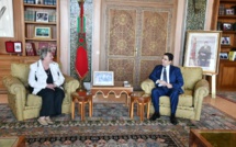 Nasser Bourita reçoit la présidente du groupe d'amitié parlementaire RU-Maroc 