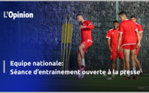 Equipe nationale: Séance d’entrainement ouverte à la presse