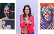 Lamia El Guermaï expose à ARTEM Gallery :  La passion de l’équilibre des couleurs au-delà des sens