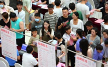 Chine : Suspension de la publication de chiffres sur le chômage des jeunes
