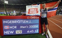 Ligue de diamant de Bruxelles (2.000 m) : Ingebrigtsen bat le record du monde que détenait El Guerrouj