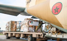 Aide humanitaire à Gaza  : Départ de deux avions militaires de la base aérienne de Kénitra 
