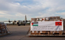Aides humanitaires pour Gaza : Arrivée de deux avions militaires marocains en Egypte  