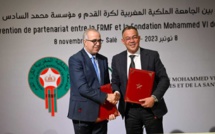 Signature d'une convention-cadre entre la FRMF et la Fondation Mohammed VI des Sciences et de la Santé