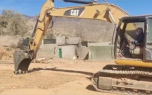 Reconstruction post- séisme : Lancement à Talat N'Yacoub de l’opération de démolition des maisons endommagées et de déblaiement