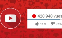 YouTube: Le compteur de vues et de likes fait son apparition