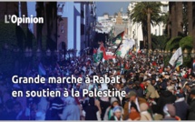 Grande marche à Rabat en soutien à la Palestine