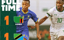 CAN 2023 / J2-Phase de poules: La Zambie et la Tanzanie se neutralisent