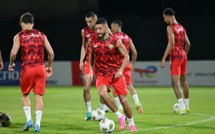 En images, dernière séance d'entraînement avant Maroc-Zambie