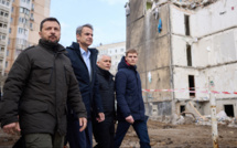 Ukraine: des frappes russes lors du déplacement de Zelensky et du Premier ministre grec à Odessa