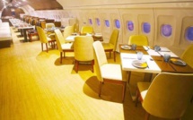 Agadir : Installation des avion-restaurants au parc Dainaland 
