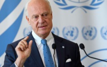 Staffan de Mistura présente son bilan à António Guterres  avant son briefing au Conseil de Sécurité