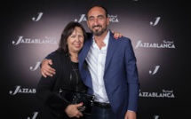 Moulay Ahmed Alami et sa maman, son premier soutien moral et financier de Jazzablanca.   