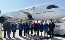 Air Transat: Le Vol inaugural Montréal-Marrakech atterrit à l’aéroport Marrakech-Menara