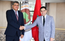 Nasser Bourita reçoit le nouveau Secrétaire général de l'UMA, Tarek Ben Salem