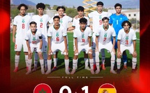 Foot U15:   Espagne - Maroc : 1- 0