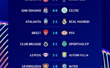 LDC. J6 (Partie 1):  Résultats des matches . Stats de Hakimi et Diaz