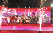 Karting : Le Maroc termine deuxième de la MENA Nations Cup