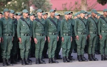Service militaire: Cérémonie à la base aérienne de soutien général de Benslimane à l'occasion de la fin de la 1ère phase de formation du 39e contingent