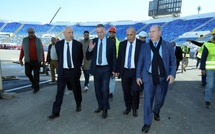  FRMF: M. Fouzi Lekjaâ en visite technique au Complexe sportif Mohammed V