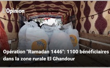 Opération "Ramadan 1446" : 1100 bénéficiaires dans la zone rurale El Ghandour
