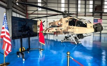 Les hélicoptères Apache AH-64E présentés officiellement lors d'une cérémonie dans la base aérienne de Salé 