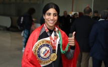 ​SM le Roi félicite la boxeuse Widad Bertal, sacrée championne du monde
