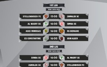 Coupe de la CAF: Le programme des quarts de finale dévoilé