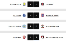 PL : Arsenal chute à domicile avant Chelsea-Liverpool de cet après midi