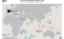 “Clémenceau 25” : la Marine française publie une carte intégrale du Royaume
