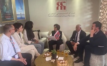 La ministre française de la Culture visite le pavillon marocain au Festival de Cannes
