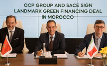 Maroc-Italie : le Groupe OCP et SACE signent un accord majeur de financement vert de 365 M€