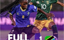 CAN (f) Maroc 24 / Groupe C (J2) : La Tanzanie accroche l’Afrique du Sud