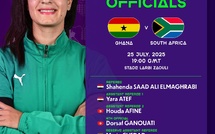 CAN (F) Maroc 24 / Match de classement : Arbitres, Horaire, Diffusion