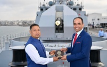 Une frégate furtive indienne fait escale au port de Casablanca