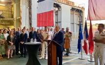 Le porte-hélicoptères français Tonnerre en escale à Casablanca