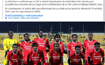 C CAF : le Wydad s’envole jeudi vers le Ghana ; match délocalisé à Accra