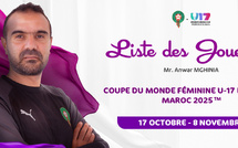 CDM (F) U17 Maroc 25 : La liste officielle des Lioncelles mondialistes dévoilée