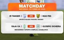 Botola D1 / J6 : Raja-Olympique Dcheira, une première sur la pelouse du CS. Mohammed V en fin d'après-midi