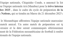 Prépa CAN Maroc 2025 : Les Lions affronteront les Mambas
