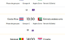 CDM (M) U17 Qatar25 / Programme du jour : Les Lionceaux en lice ce lundi au Qatar