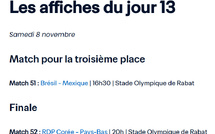 Clape de fin. Mondial (F) U17 Maroc 25 :La Corée du Nord défend son titre face aux Pays-Bas ce soir à Rabat