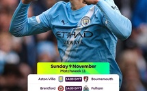 PL/J11:  City vs Liverpool à partir de 17h30 