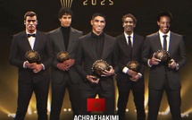 Ballon d’Or africain masculin : Hakimi, cinquième Marocain à inscrire son nom au palmarès