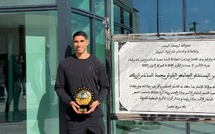 Achraf Hakimi en visite médicale au Complexe Hospitalo-Universitaire International Mohammed VI